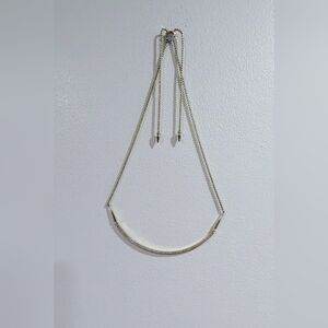 Kendra Scott Silver Bar Necklace